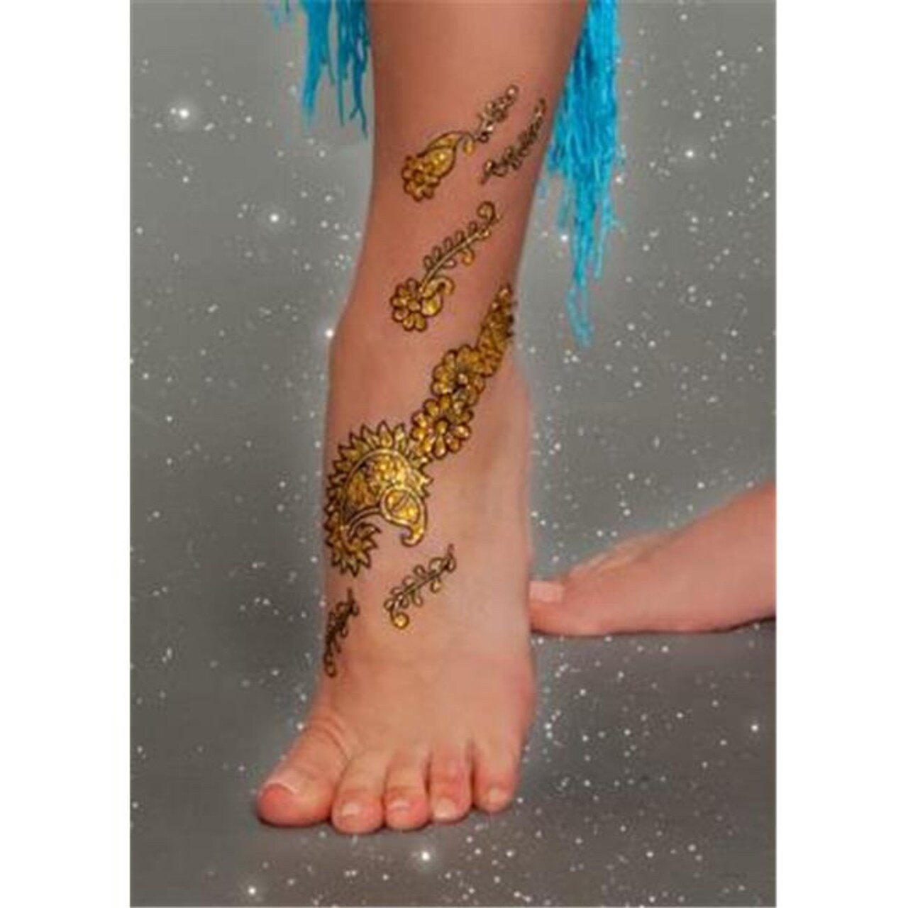 Full Hand Tattoo, Gold